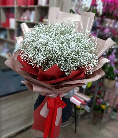 Букет цветов из: Гипсофила в Залукокоаже