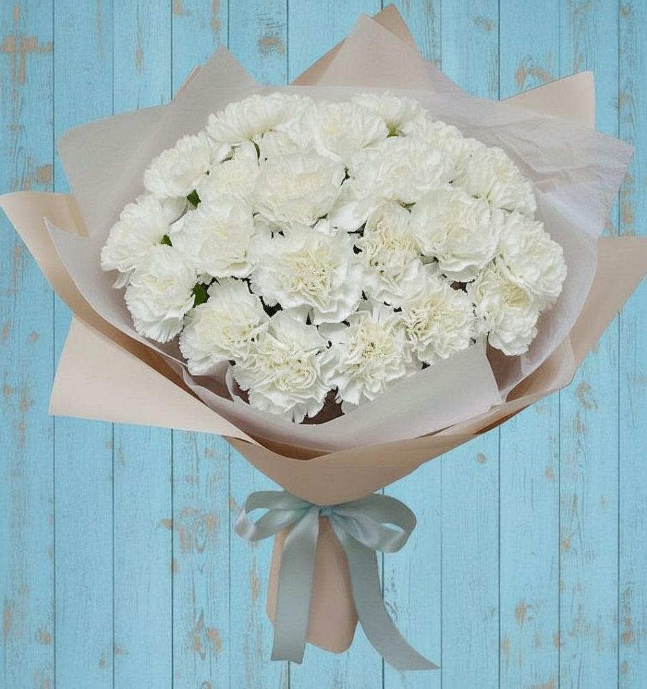 Букет цветов из: Гвоздики в Залукокоаже