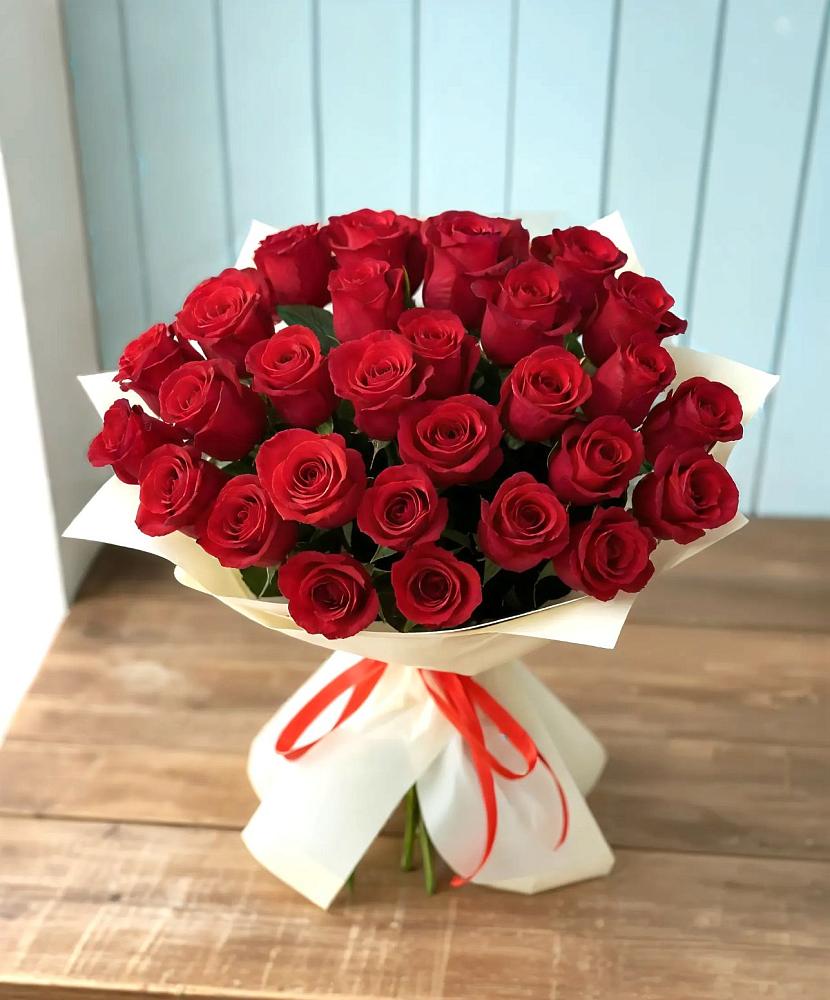 Букет 29 Красных роз в Залукокоаже