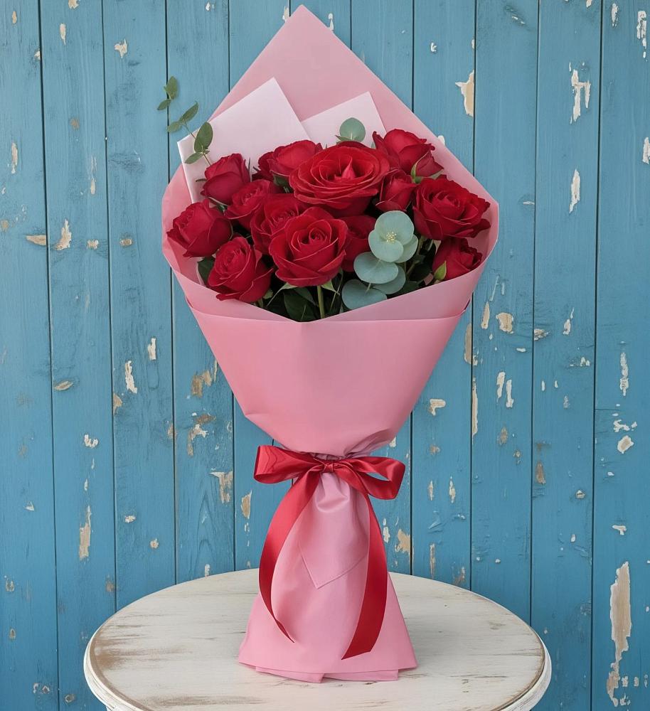 Букет цветов из: Розы в Залукокоаже