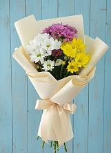 Букет цветов из:  Хризантемы в Залукокоаже