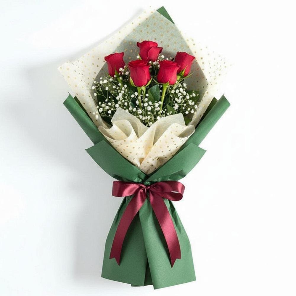 Букет цветов из: Розы в Залукокоаже