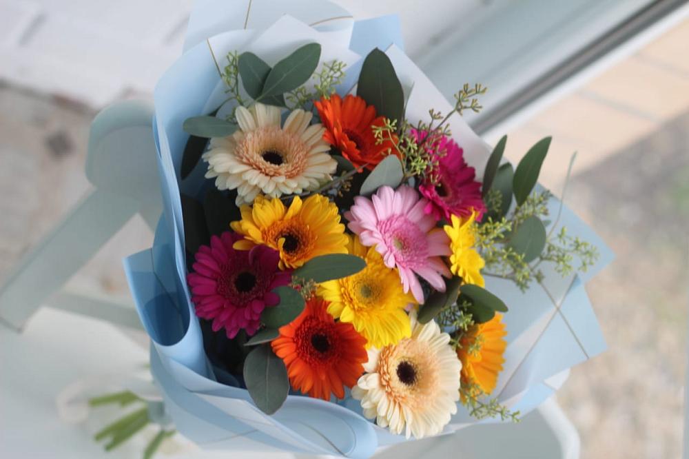 Букет цветов из: Герберы в Залукокоаже