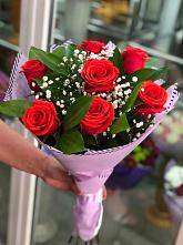 Букет цветов из:  Розы #REPLACE_PRED# Залукокоаже