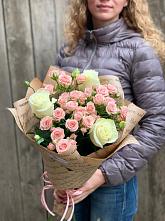 Букет цветов из:  Розы #REPLACE_PRED# Залукокоаже