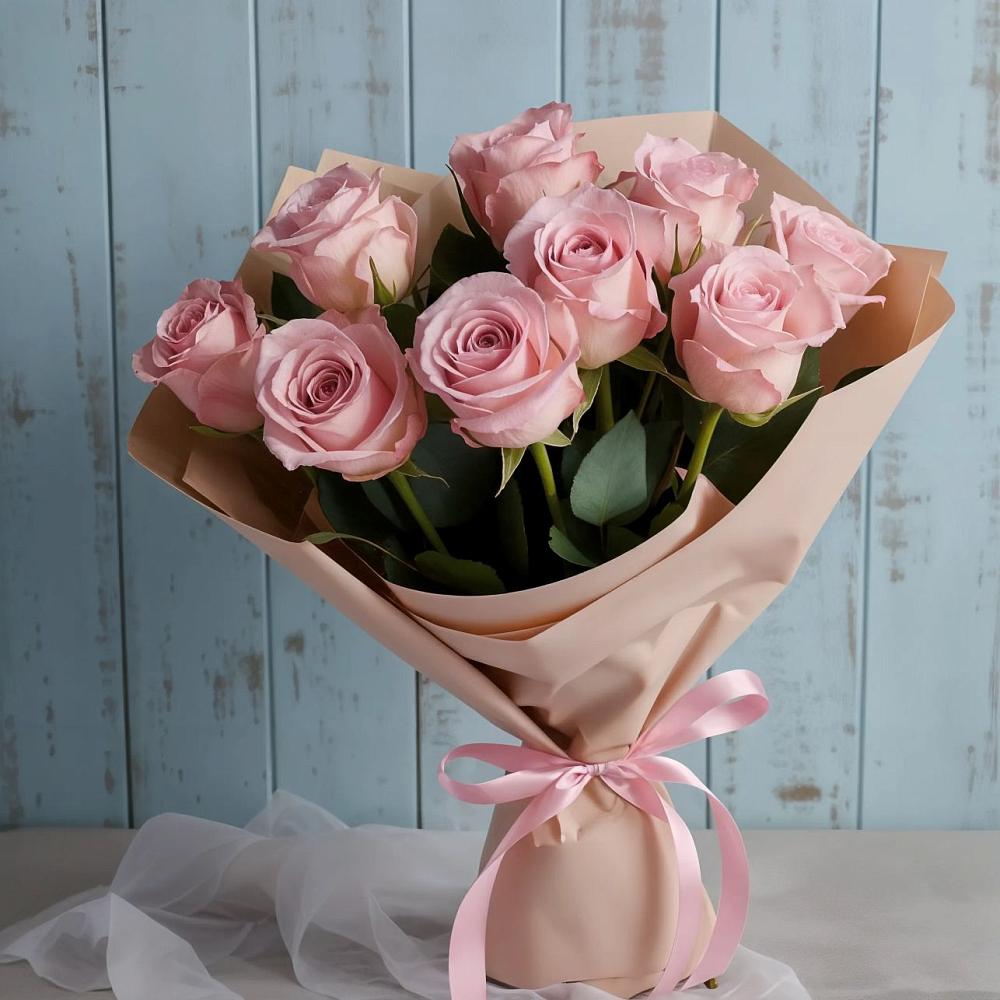 Букет цветов из: Розы в Залукокоаже