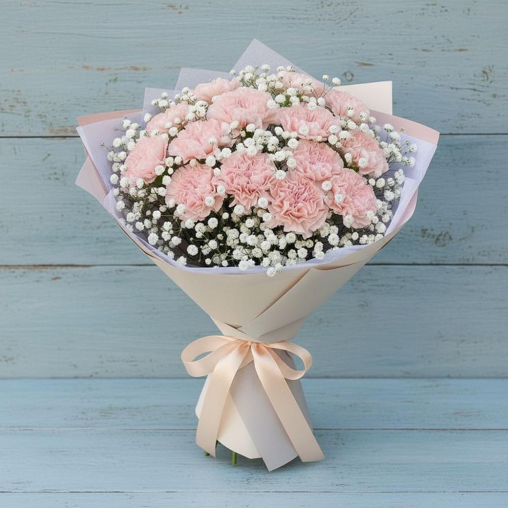 Букет цветов из: Гвоздики в Залукокоаже