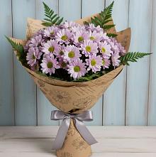 Букет цветов из:  Хризантемы #REPLACE_PRED# Залукокоаже