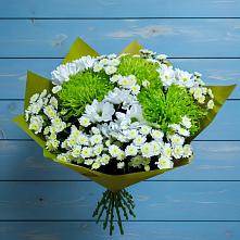 Букет цветов из:  Хризантемы #REPLACE_PRED# Залукокоаже