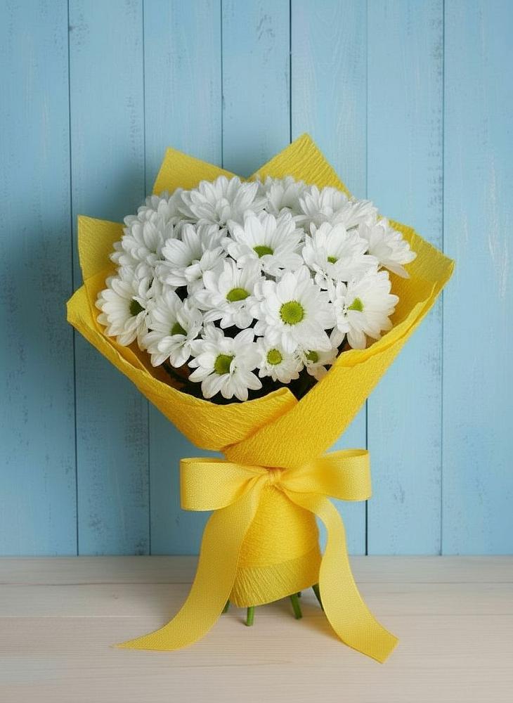 Букет цветов из: Хризантемы в Залукокоаже