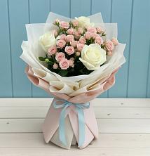 Букет цветов из:  Розы в Залукокоаже