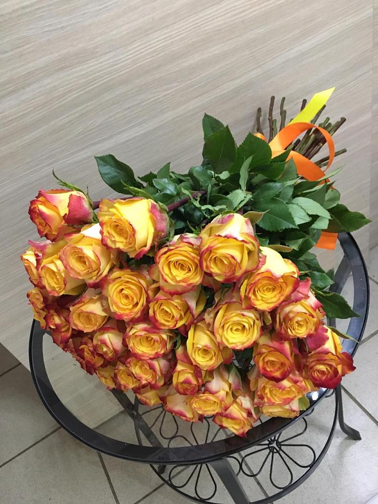 Букет Желтые розы в Залукокоаже