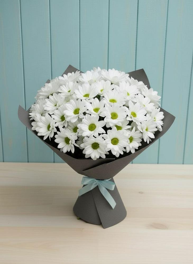 Букет цветов из: Хризантемы в Залукокоаже