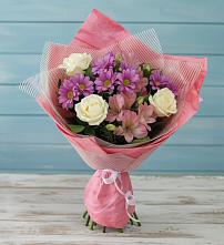 Букет цветов из:  Герберы #REPLACE_PRED# Залукокоаже