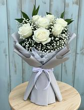 Букет цветов из:  Розы в Залукокоаже