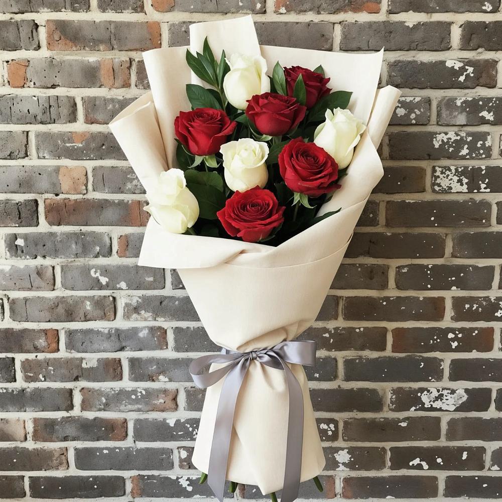 Букет цветов из: Розы в Залукокоаже