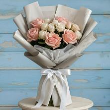 Букет цветов из:  Розы в Залукокоаже