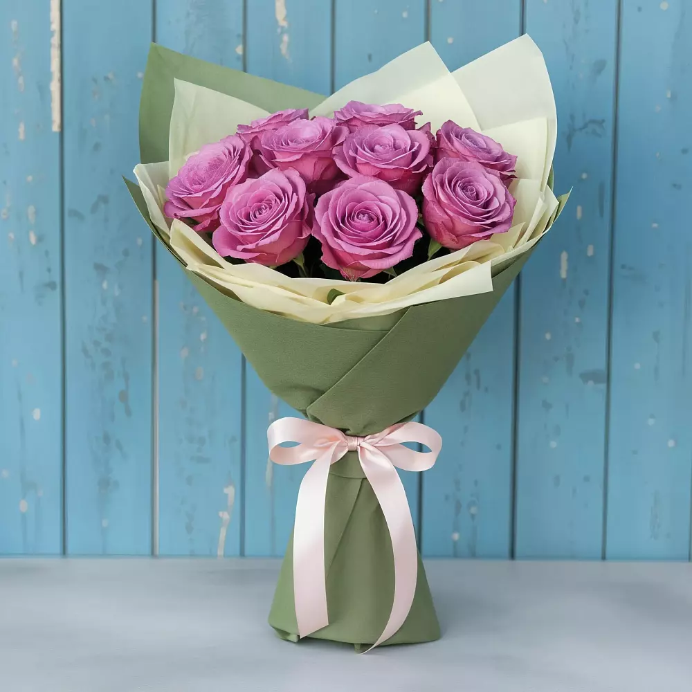 Букет Розы Фёрст Леди в Залукокоаже