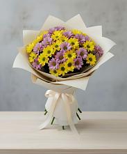 Букет цветов из:  Хризантемы в Залукокоаже