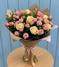 Букет цветов из:  Розы в Залукокоаже