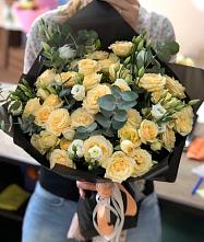 Букет цветов из:  Розы и Лизиантусы #REPLACE_PRED# Залукокоаже