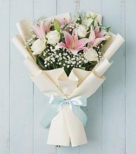 Букет цветов из:  Лилии в Залукокоаже