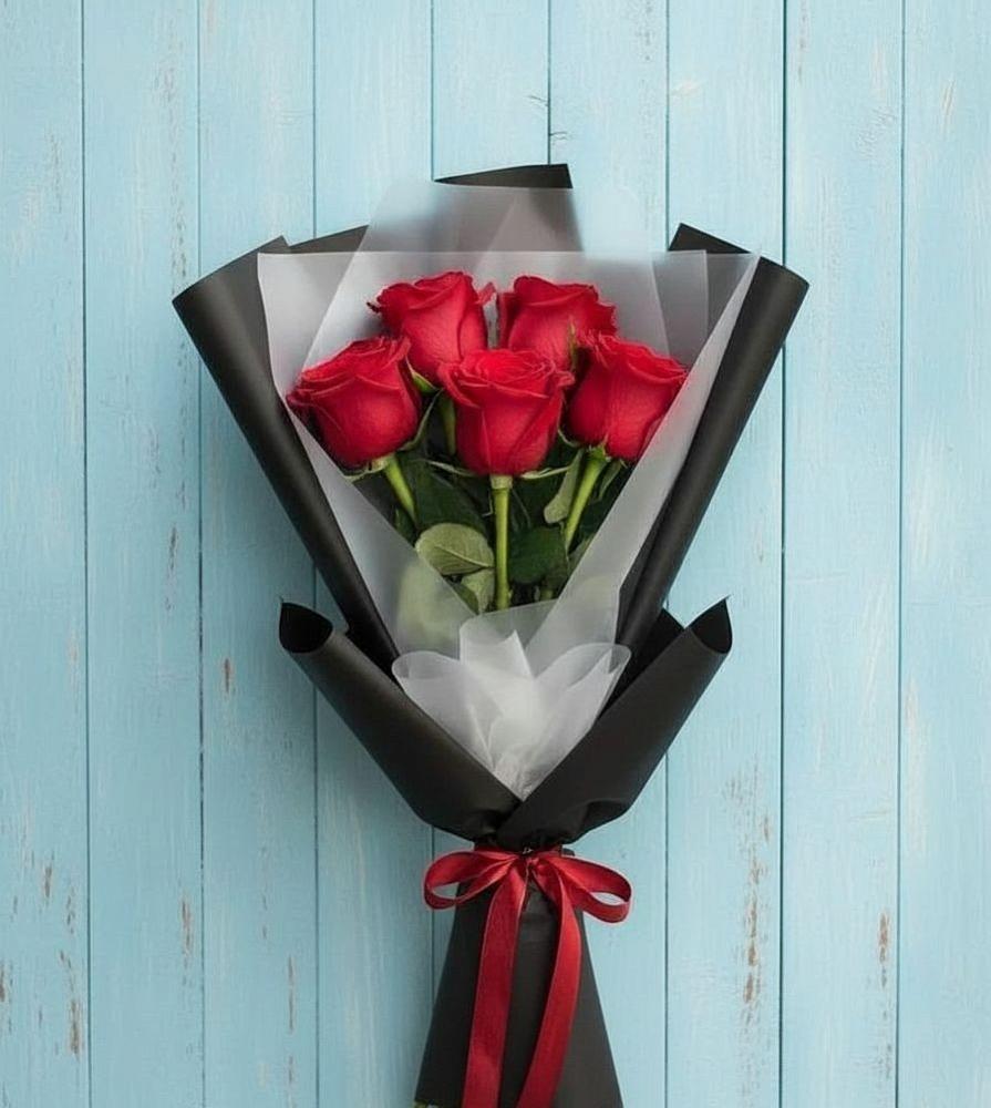 Букет цветов из: Розы в Залукокоаже